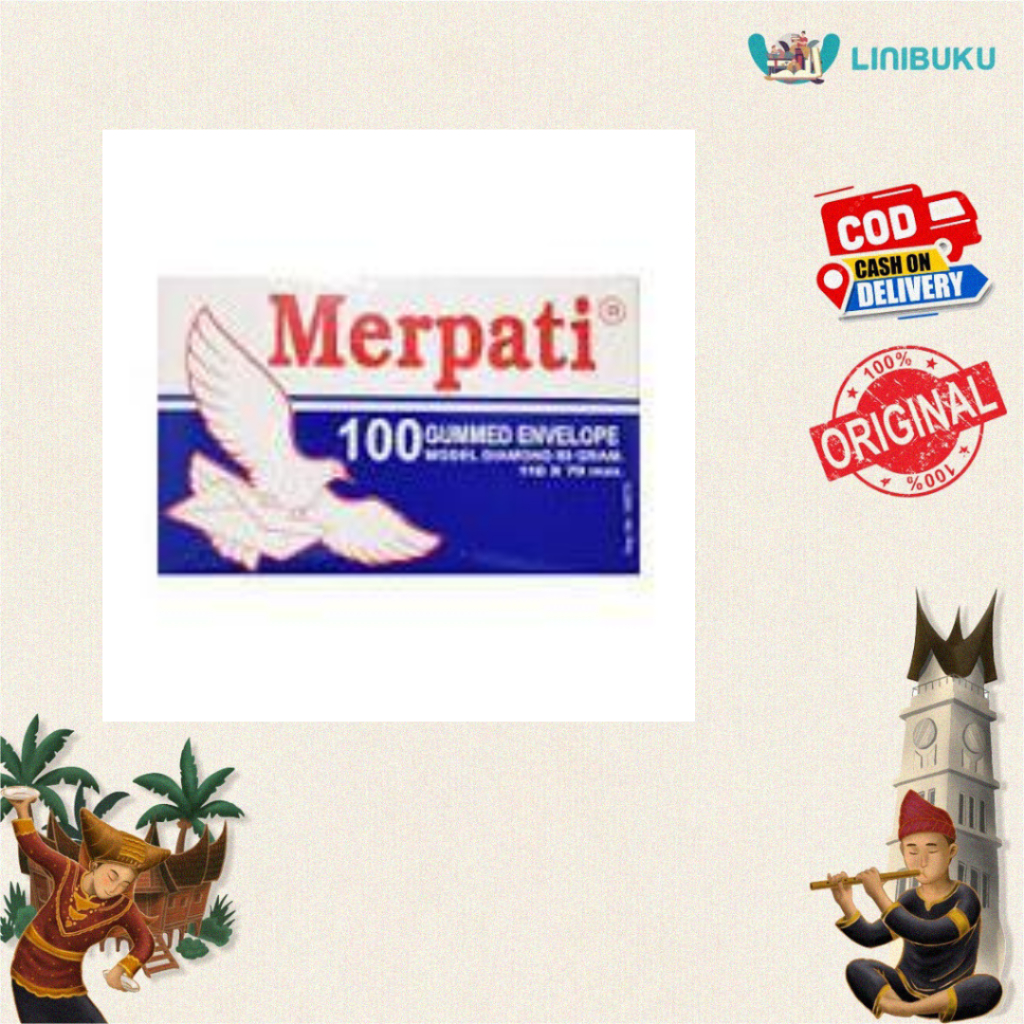 

Amplop Merpati Besar, Kecil, dan sedang - Merpati - ATK - LINIBUKU