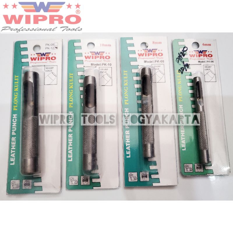 Wipro Plong Kulit / Plong Gasket Kulit / Alat Pembolong Streng PK06 - PK12