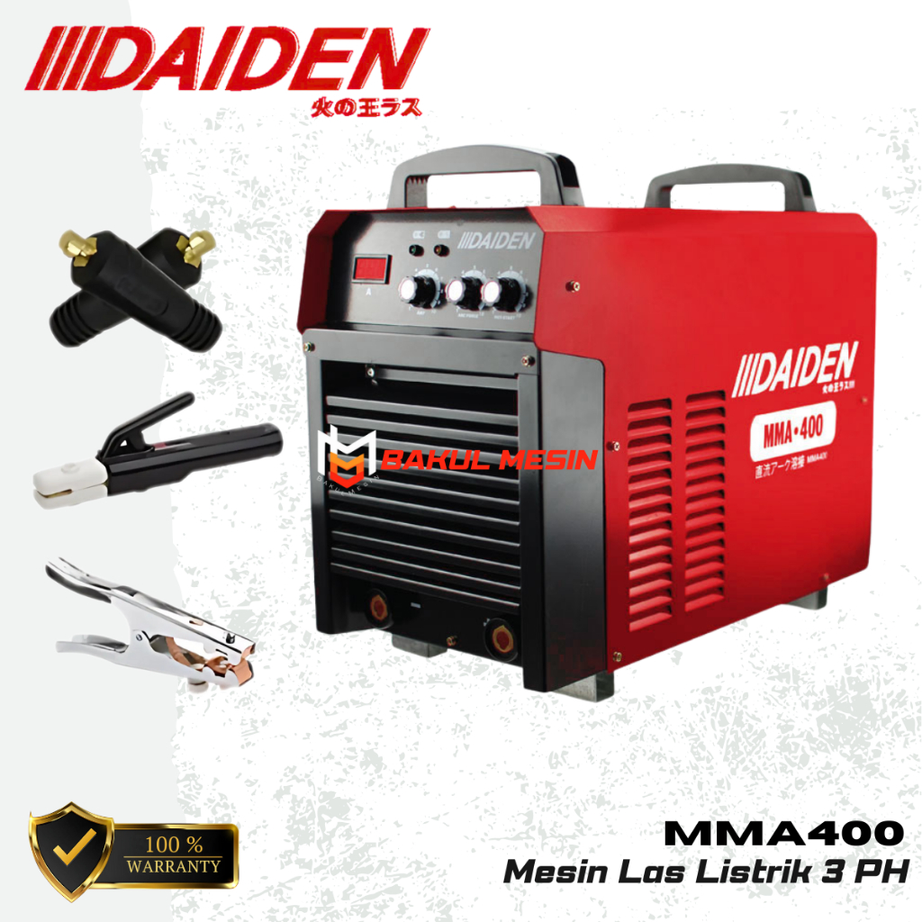 MMA 400 DAIDEN INVERTER LAS DAIDEN MMA400 TRAVO LAS MESIN LAS DAIDEN