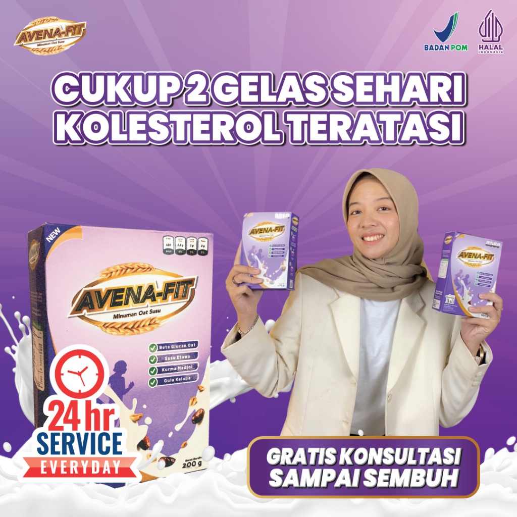 

Avenafit - Minuman Sereal Atasi Kolesterol Dan Diabetes Serta Mencegah Stroke