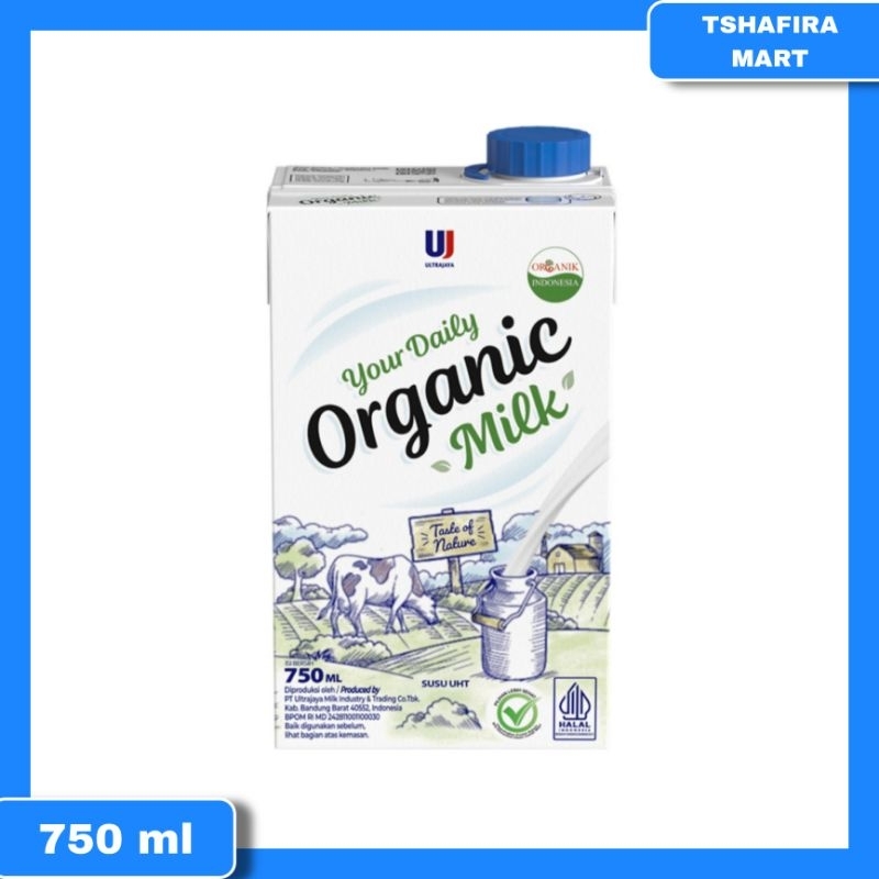 

Ultra Milk Susu UHT Organik Kotak 750 ml