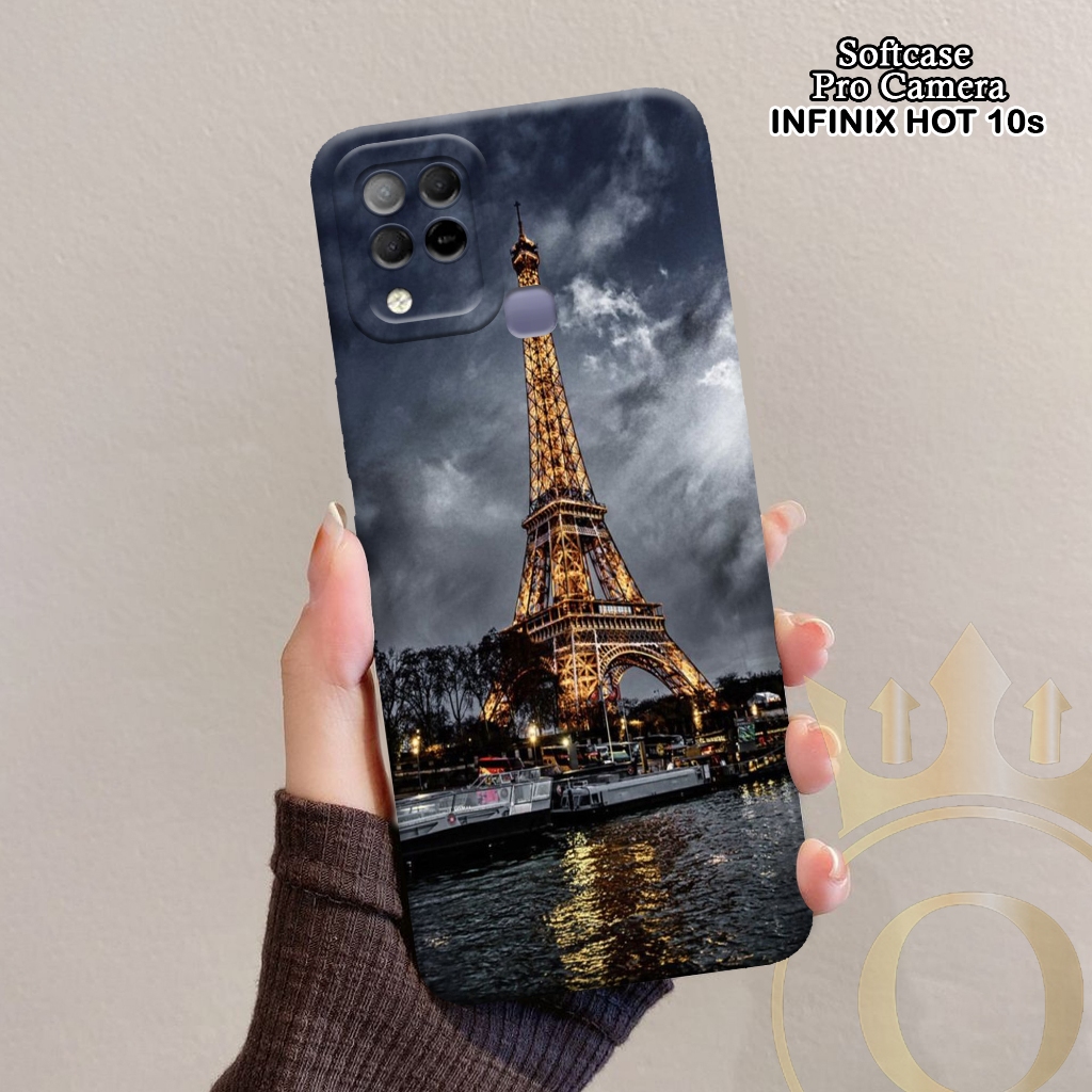 Softcase Infinix Hot 10s - ORORA - Casing Infinix Hot 10s - Motif case Paris - Infinix - Softcase In