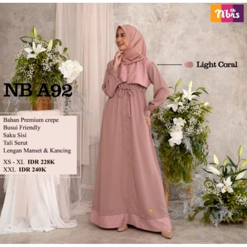 gamis Nibras Promo Busana Muslim Wanita Busui