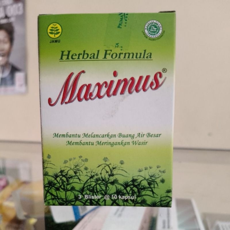 Maximus membantu melancarkan BAB dan meringankan wasir