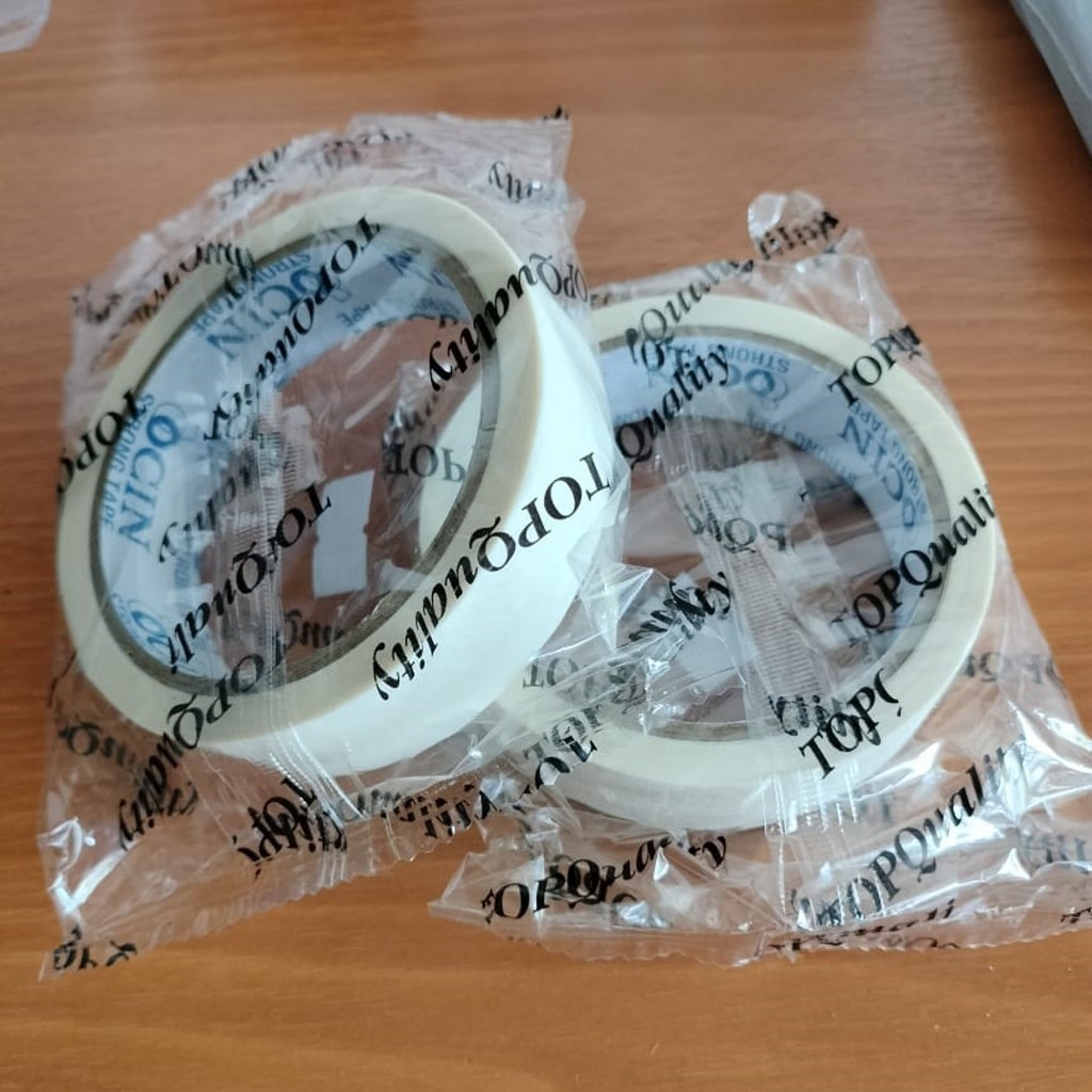 

Ocin Lakban Kertas 1 Inch (24mm) / Ocin Tape Bodhi Solasi Kertas Ukuran 2 Jari