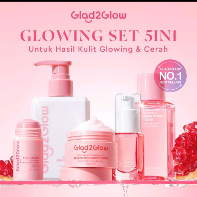 GLAD2GLOW PAKET BUNDLING GLOWING SET