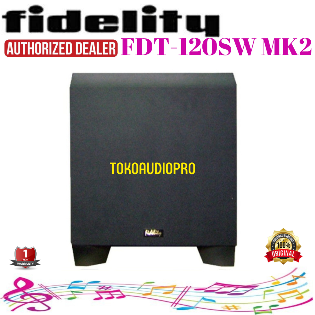 Subwoofer Aktif Fidelity FDT120SW MKII 12 Inch Sub Aktif FDT-120SW