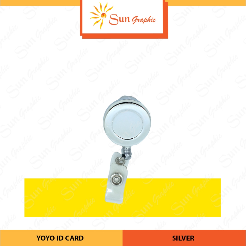 

Yoyo Name Tag Id Card Silver Gantungan Tarik Id Card - Sun Graphic
