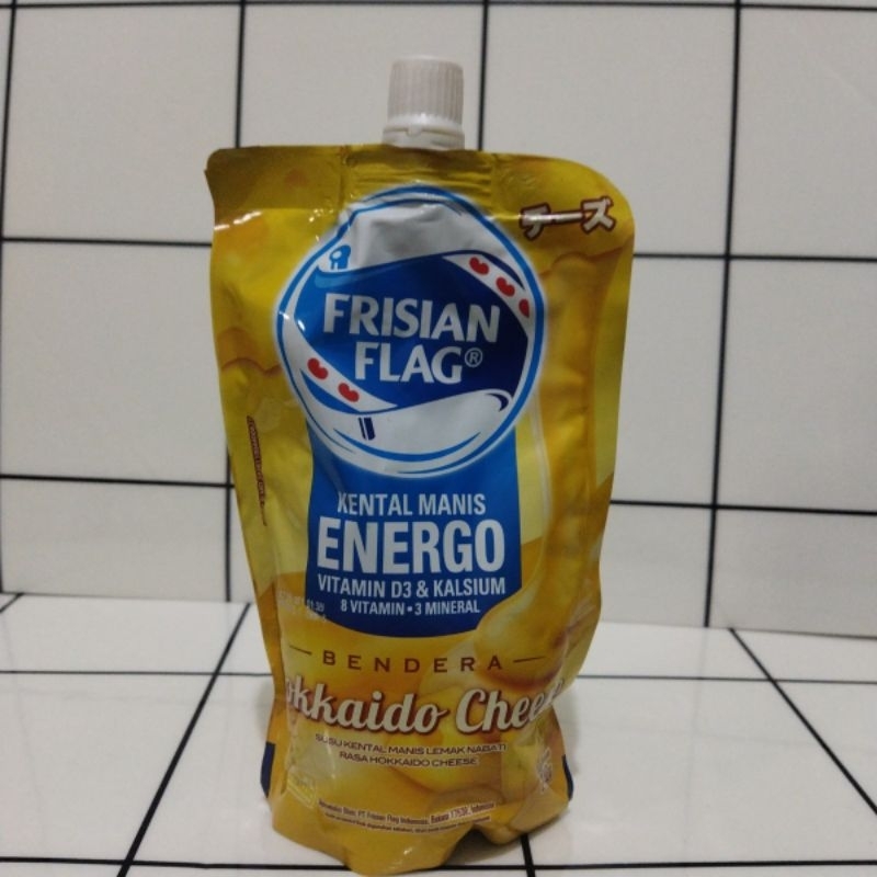 

Frisian flag susu kental manis Hokkaido cheese 240gr pouch