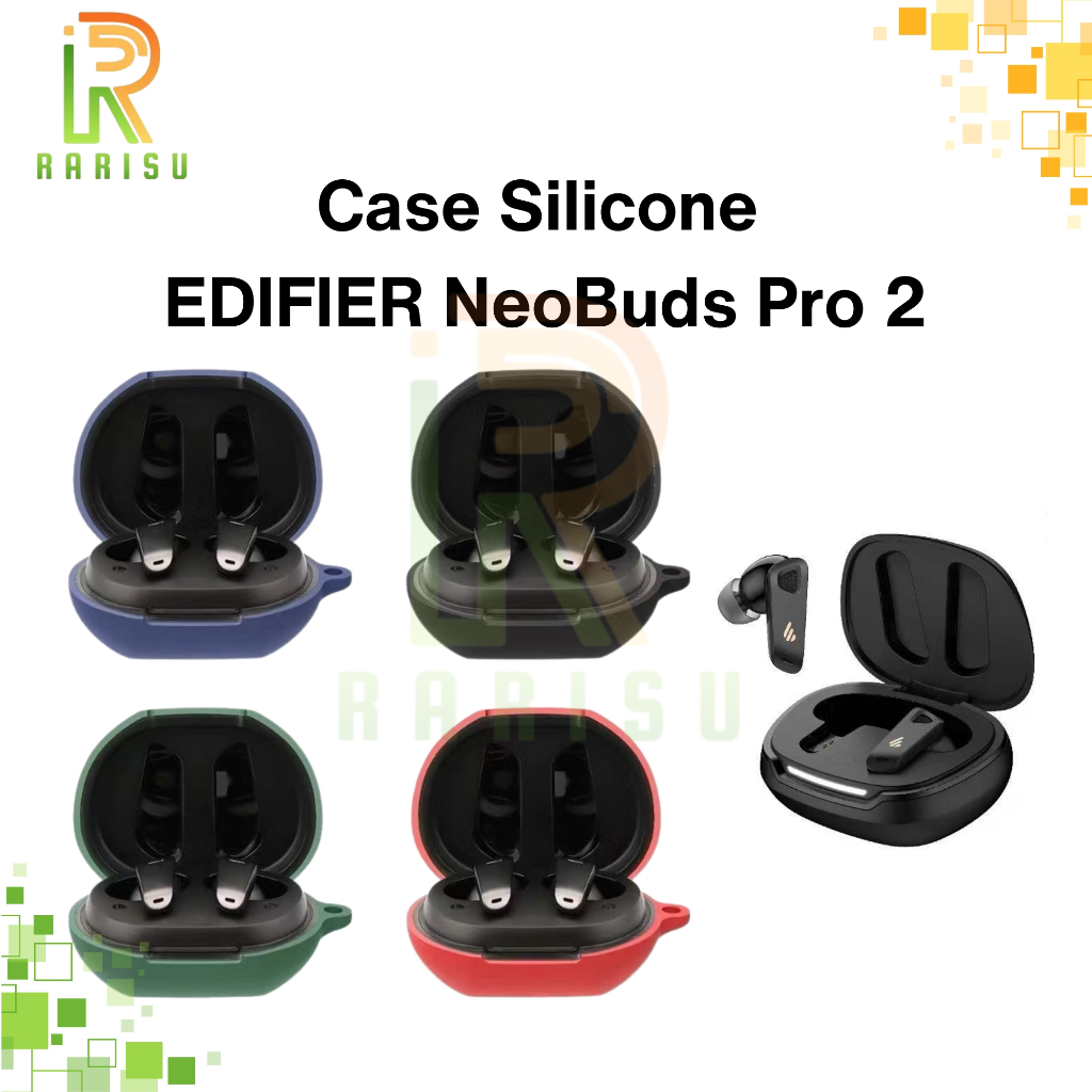 Case Casing Cover Pelindung Silicone EDIFIER NeoBuds Pro 2 + Carabiner Rarisu.id