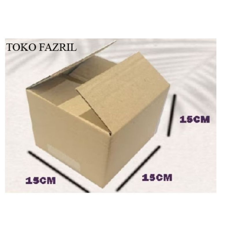 

KARTON BOX UKURAN L15 xP15xT15 KARDUS PACKING TERMURAH