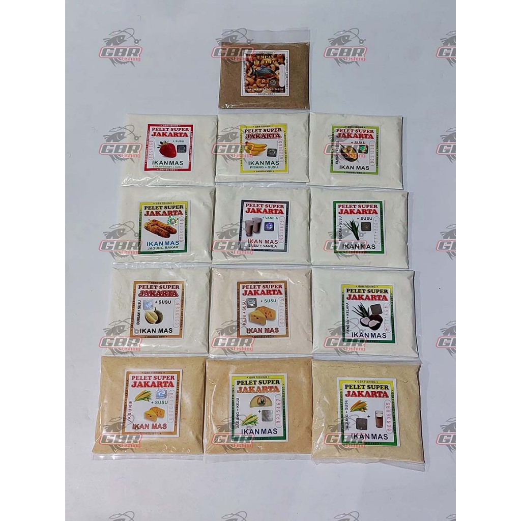 GBR - Umpan Pancing Pelet Super Jakarta Ikan Mas