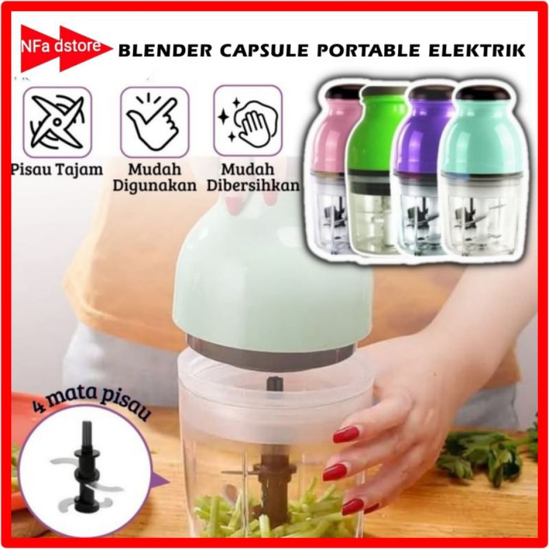 Blender Capsule Cutter Blender Bentuk Kapsul Serbaguna Original Random