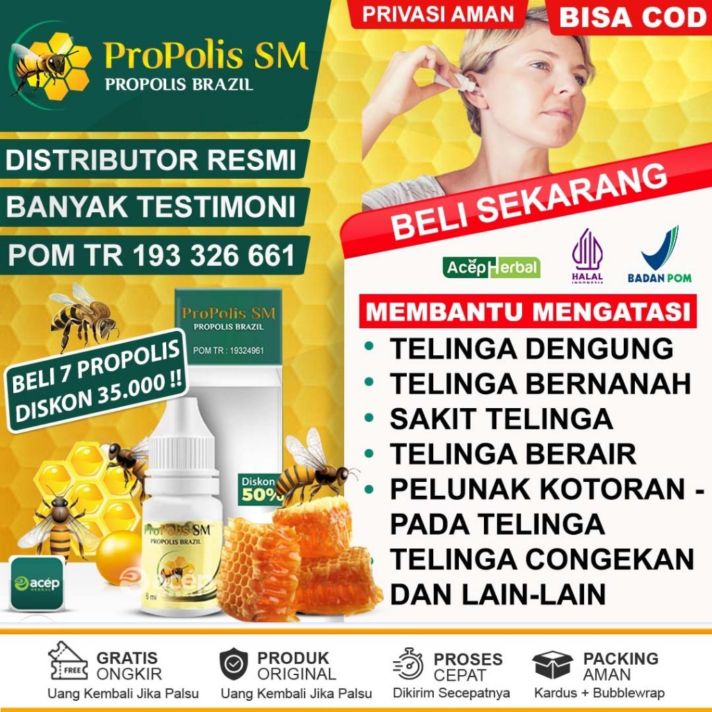Obat Tetes Telinga Congek Menahun Dewasa dan Anak Telinga Bernanah Berdenging Berair Curek Infeksi T