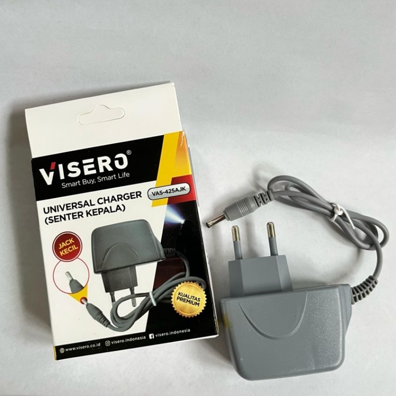 Universal Charger Senter Kepala / Travel Charger Visero VAS-425AJK
