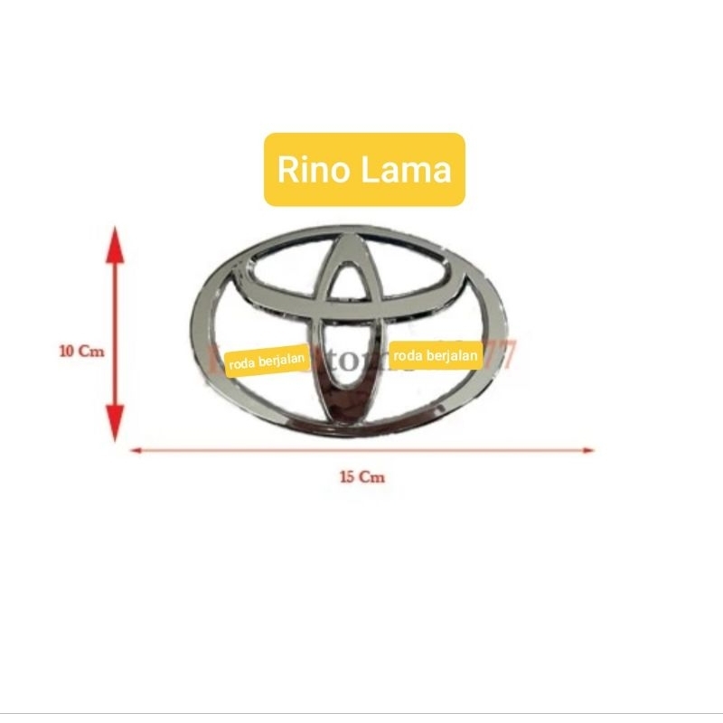 emblem logo Toyota Dyna Rino lama 115