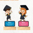 Piala Wisuda Akrilik Anak Plakat Wisuda Anak Anak Plakat Wisuda Anak Sekolah Plakat Sekolah Plakat p