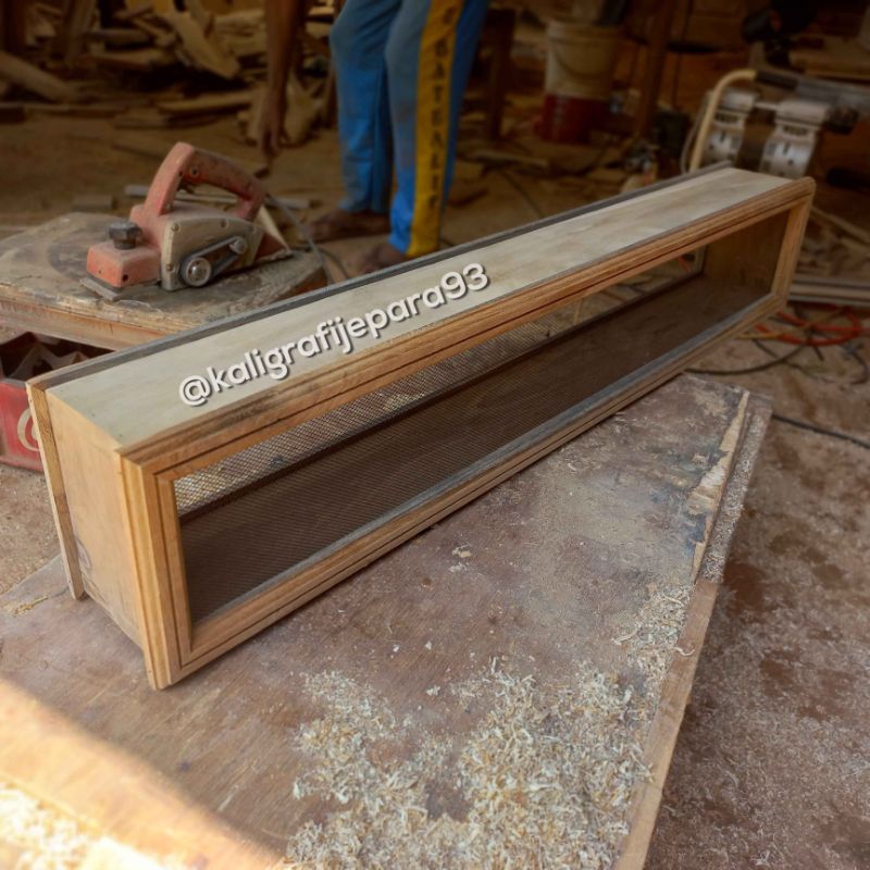 Pesanan Loster Custom 50 x 8 x 13 cm Kayu Jati