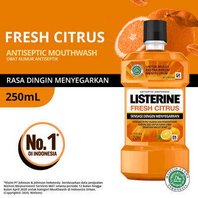 LISTERINE FRESH CITRUS 250 ML