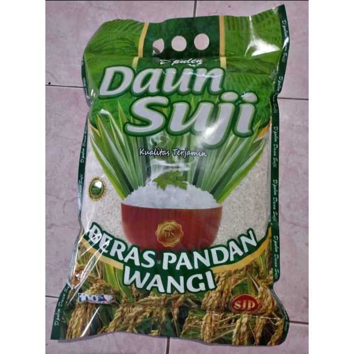 

(STORE ARSI) BERAS DAUN SUJI KEMASAN 3 KG DAN 5 KG