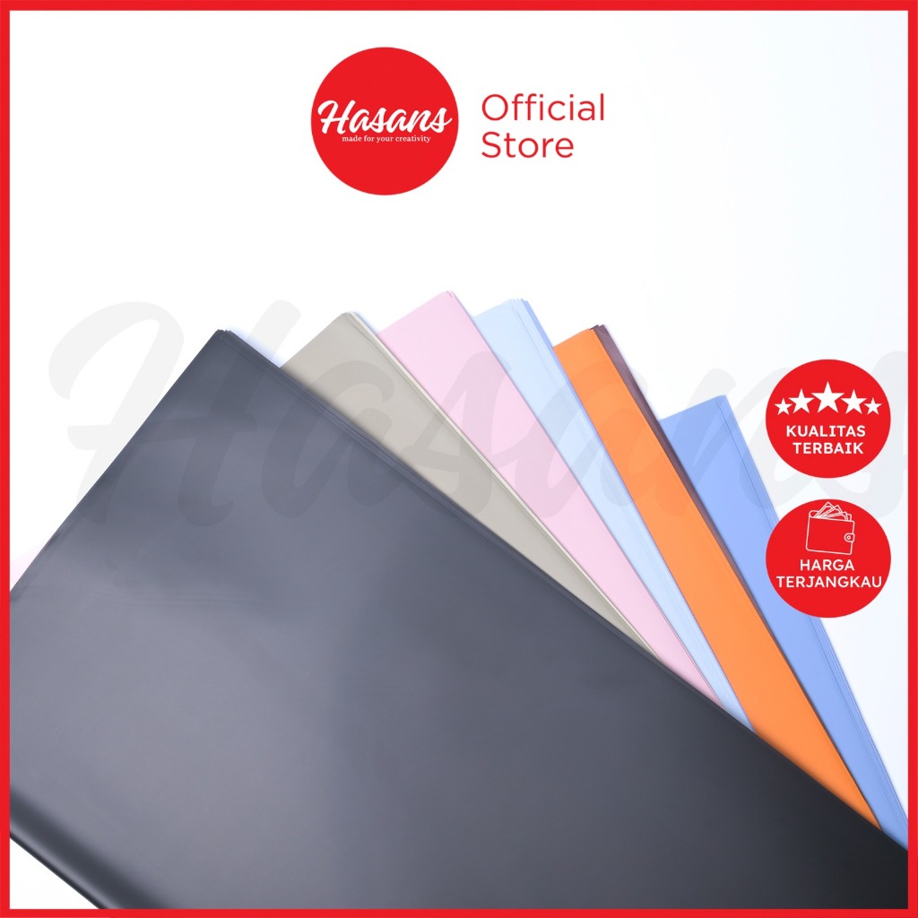 

[20 Lembar] Kertas Buket Bunga Dua Warna / Flower Wrapping Paper Double Colour / Cellophane Double Colour