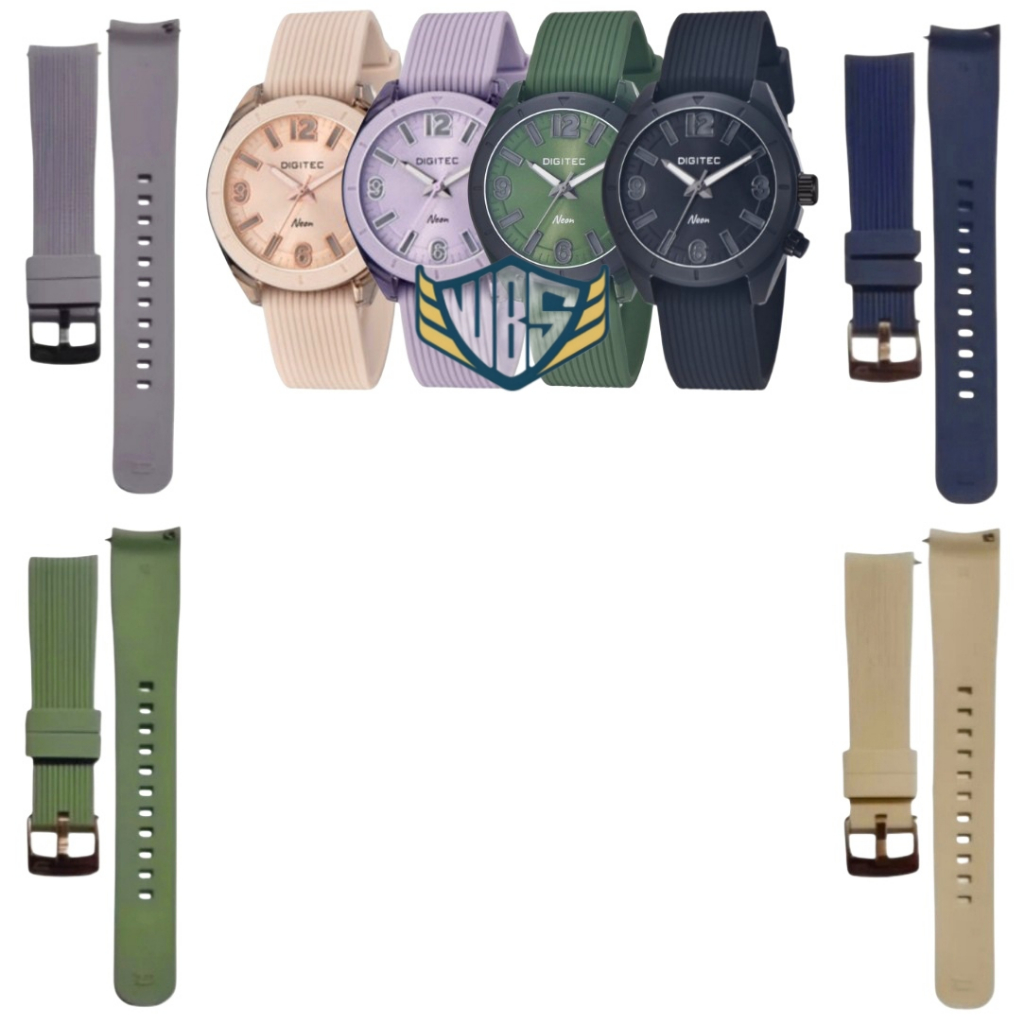 Tali Jam Tangan Digitec 9100 Strap Rubber Digitec Neon DG 9100 DG-9100