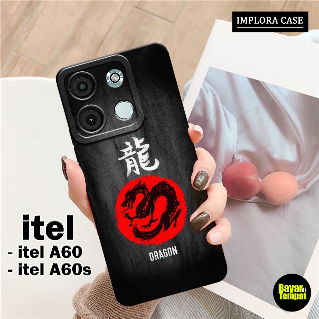 Softcase Itel A60 / A60s - Motif Shio - IMPLORA CASE - Casing Itel A60 / A60s Case Hp Itel A60 / A60