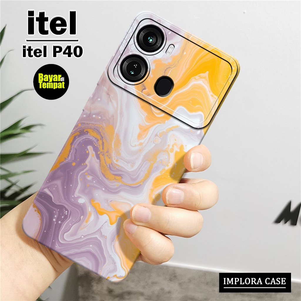 Softcase Itel P40 - Motif Abstrak - IMPLORA CASE - Casing Itel P40 Case Hp Itel P40 Casing & Skin Ha