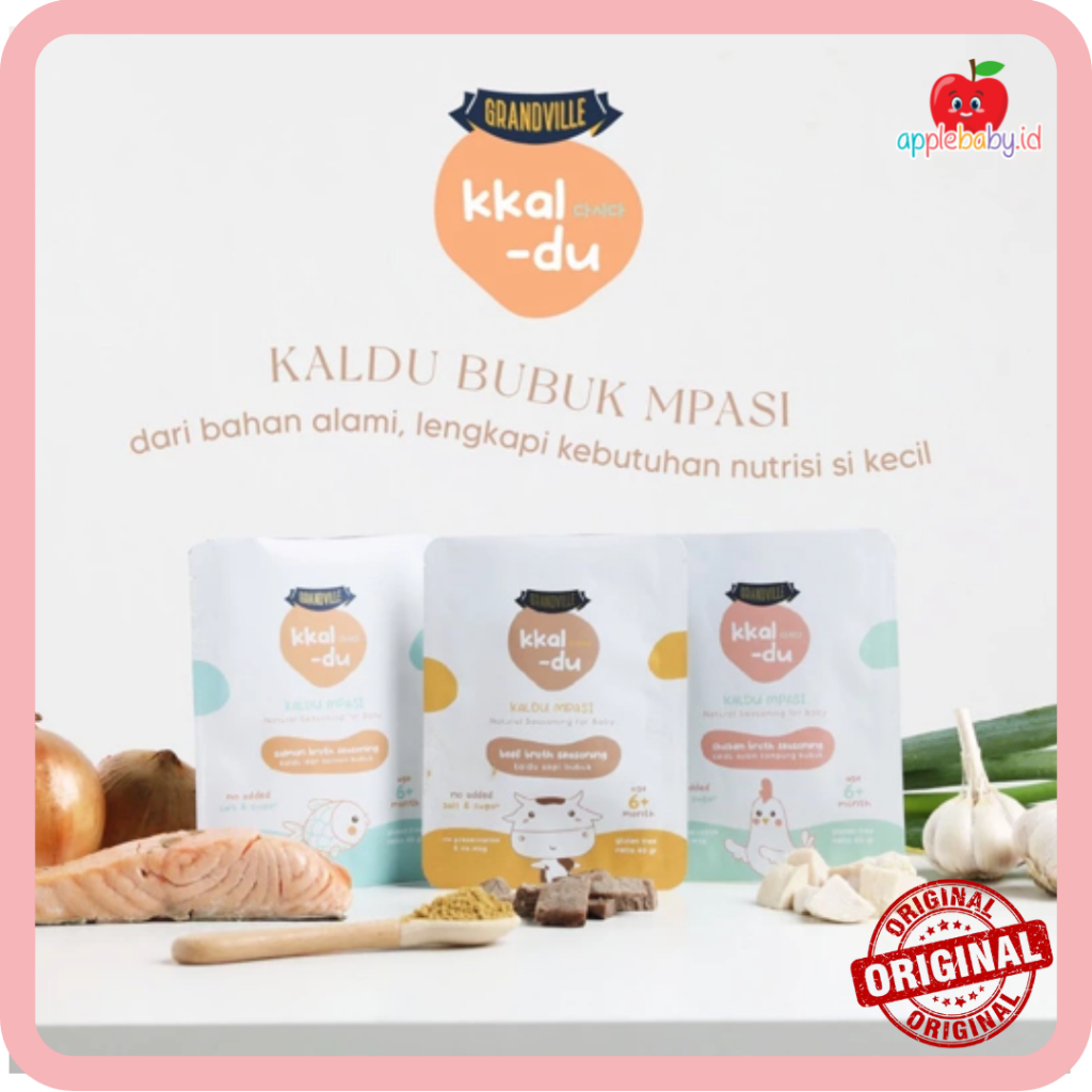 

Grandville Kaldu Sapi, Ayam, Ikan Mpasi BB Booster Non MSG Weekly Supply - KALDU ALL VARIANT