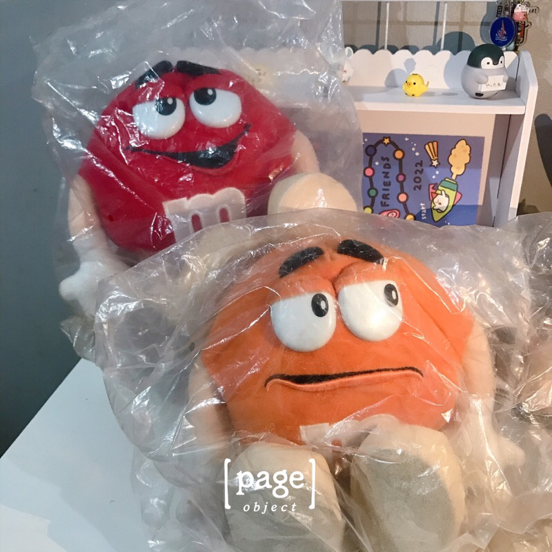 MnM Chocolate Mascot Vintage  [New, MINUS] - Plush Doll Boneka