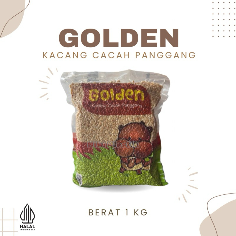 

Golden Chop Nut Peanut | Kacang Cincang/Kacang Cacah Panggang/Kacang Hancur Berat Kemasan 1 Kg Repack 500gr/250gr/100gr