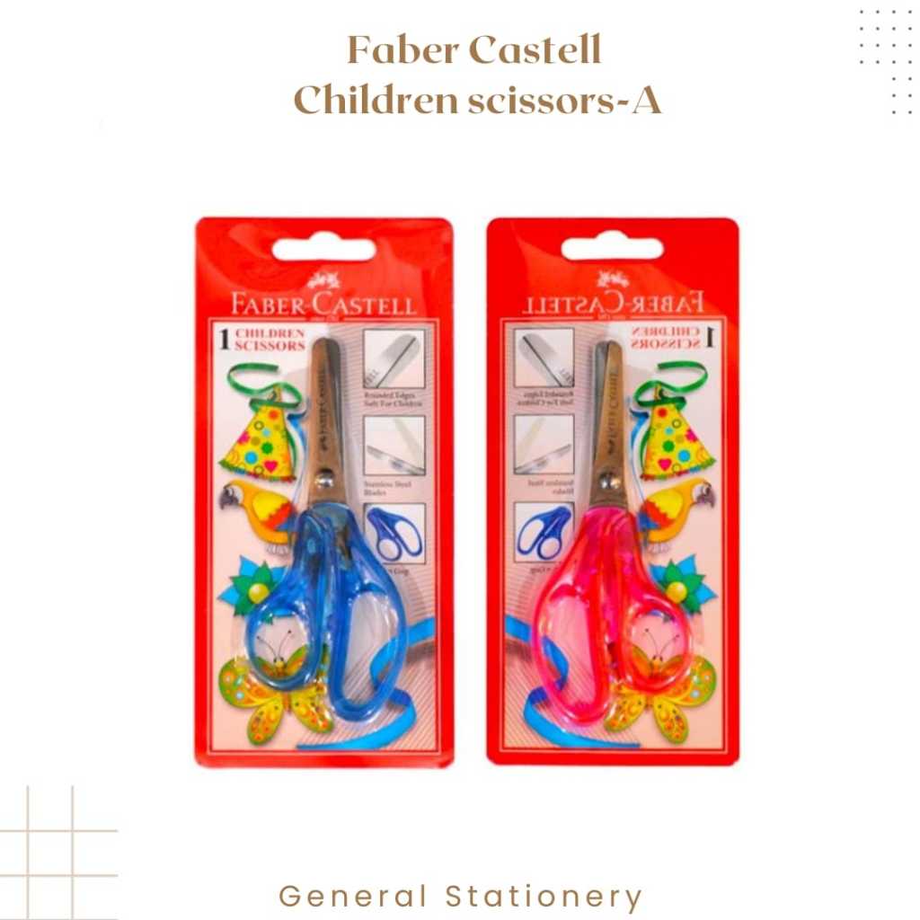 

Faber Castell Children Scissors / Gunting Anak Faber Castell