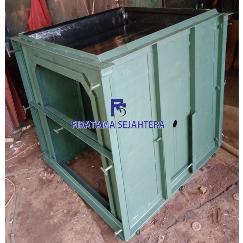 Cetakan Uditch Beton - Cetakan U-ditch Beton 100 x 100 x Panjang 120 cm