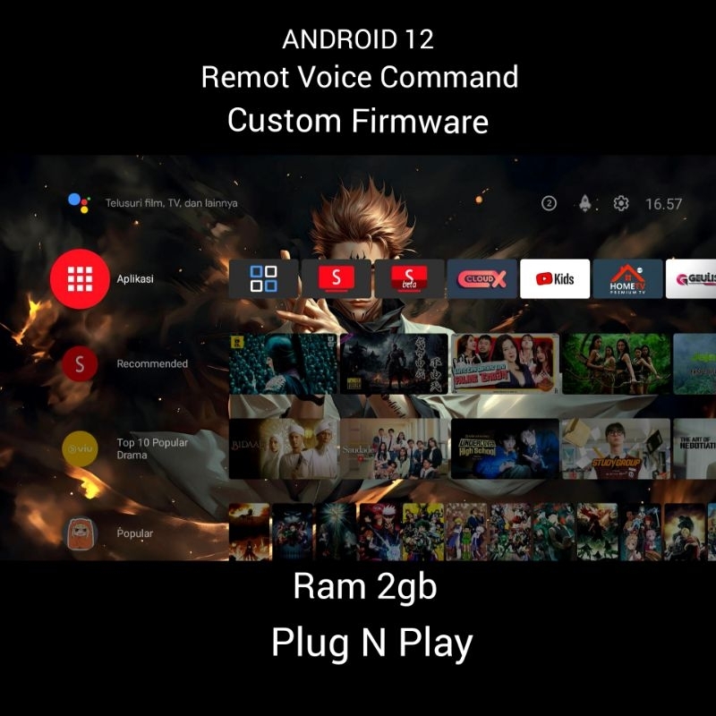 TV BOX OS ANDROID 12