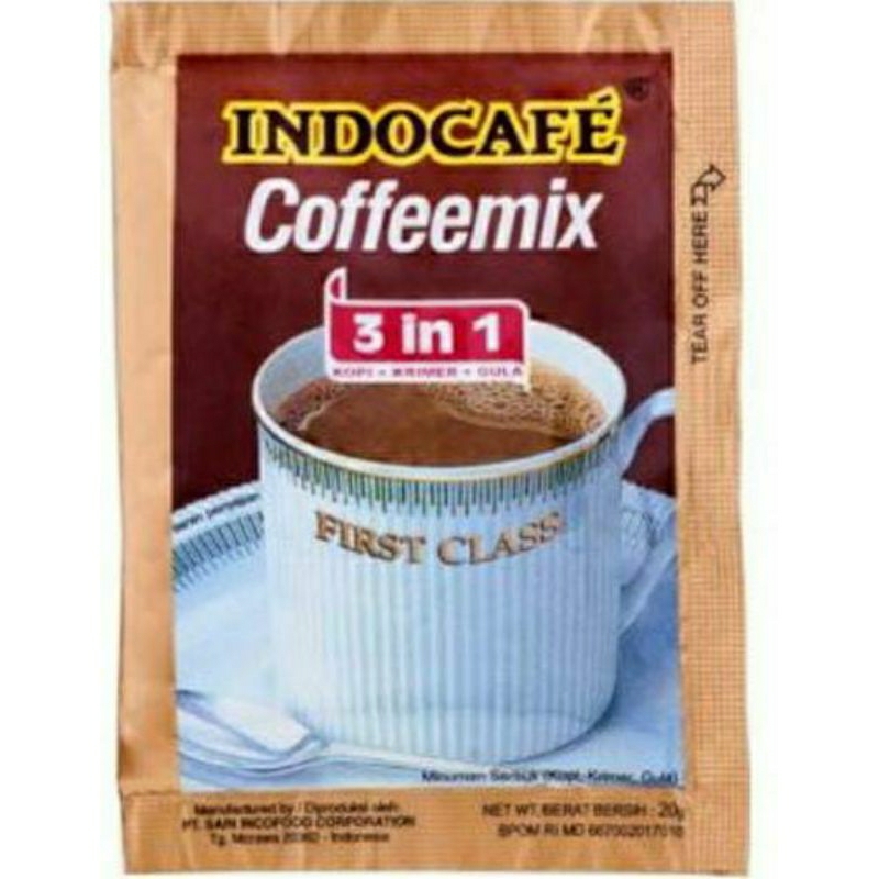 

✅LANGSUNG DIKIRIM,,,1sachet kopi indocafe coffemix 20gram