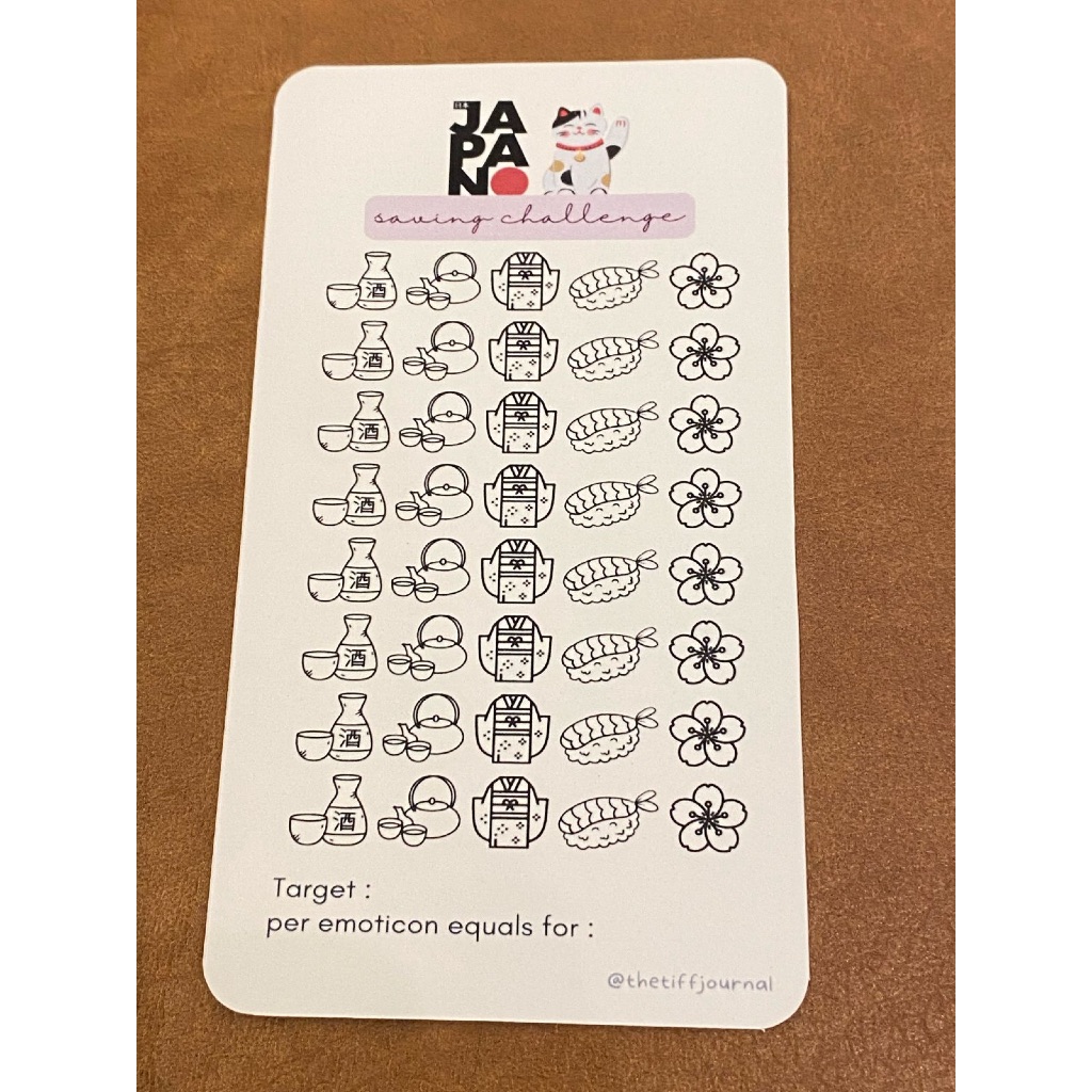 

SAVING CHALLENGE | CASH STUFFING | BUDGETING CARD - JAPAN