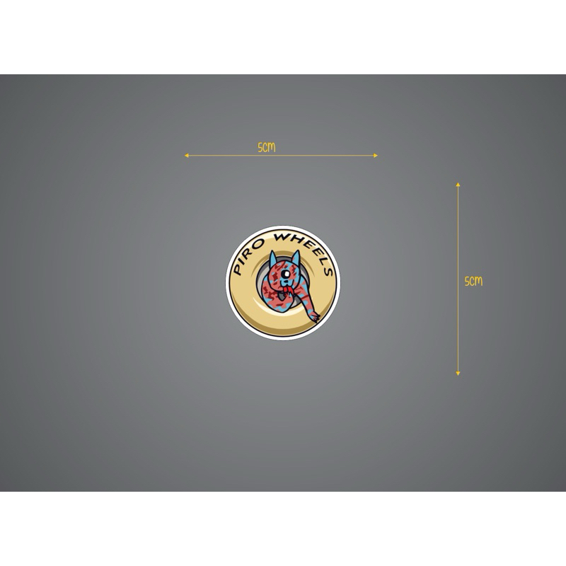 

stiker PIRO WHEELS fingerboard