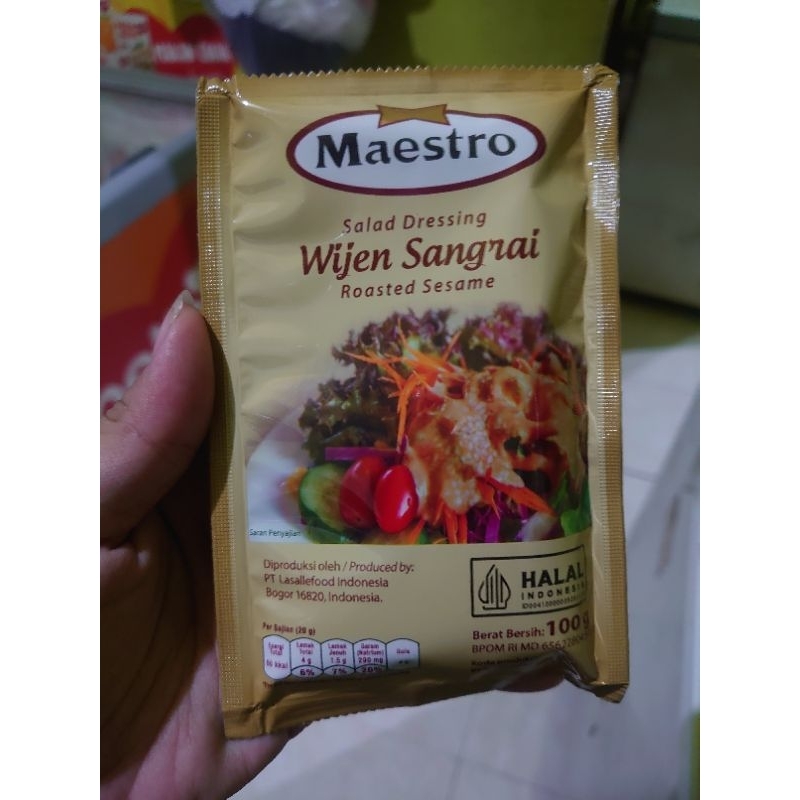 

maestro wijen sangrai 100g