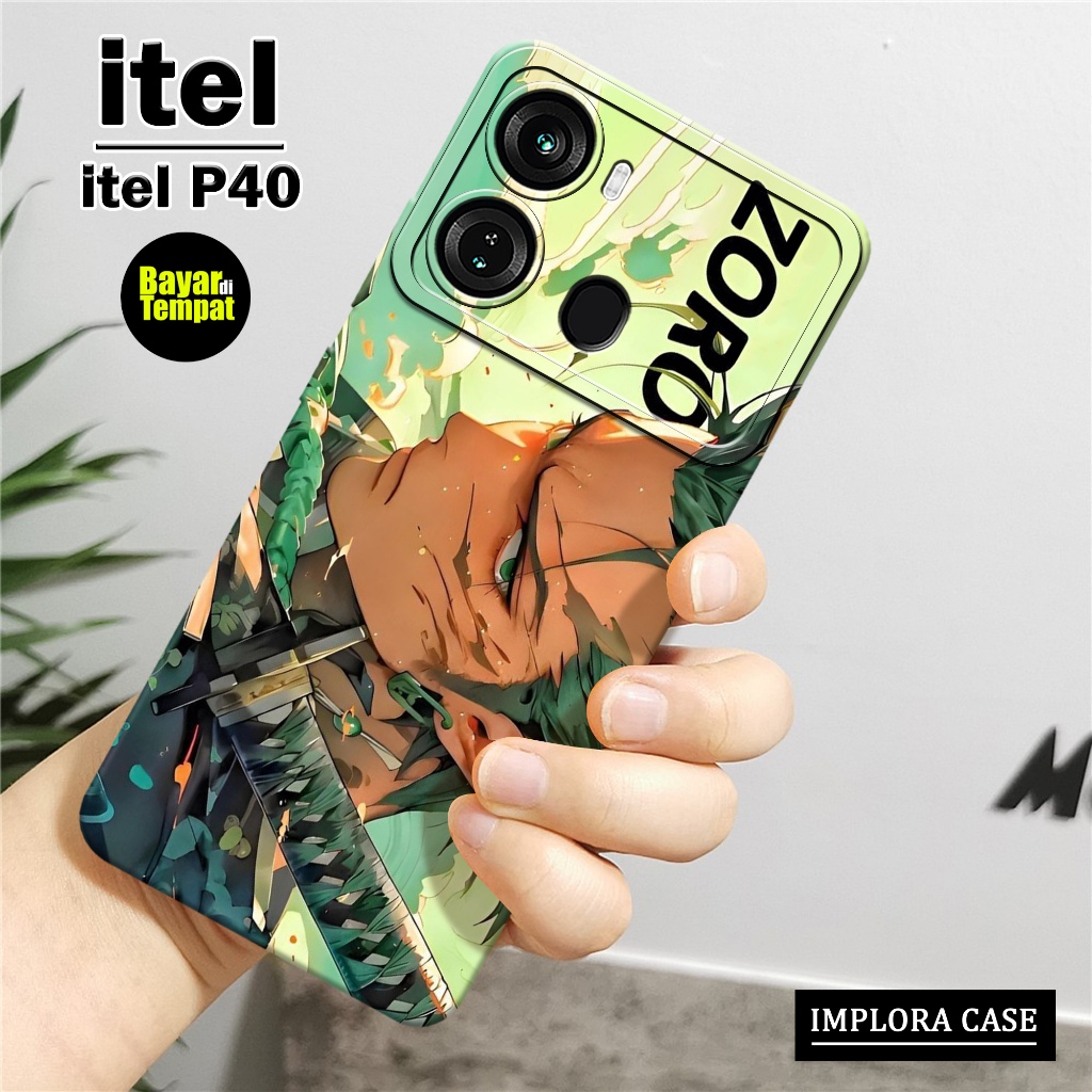 Softcase Itel P40 - Motif Anime - IMPLORA CASE - Casing Itel P40 Case Hp Itel P40 Casing & Skin Hand