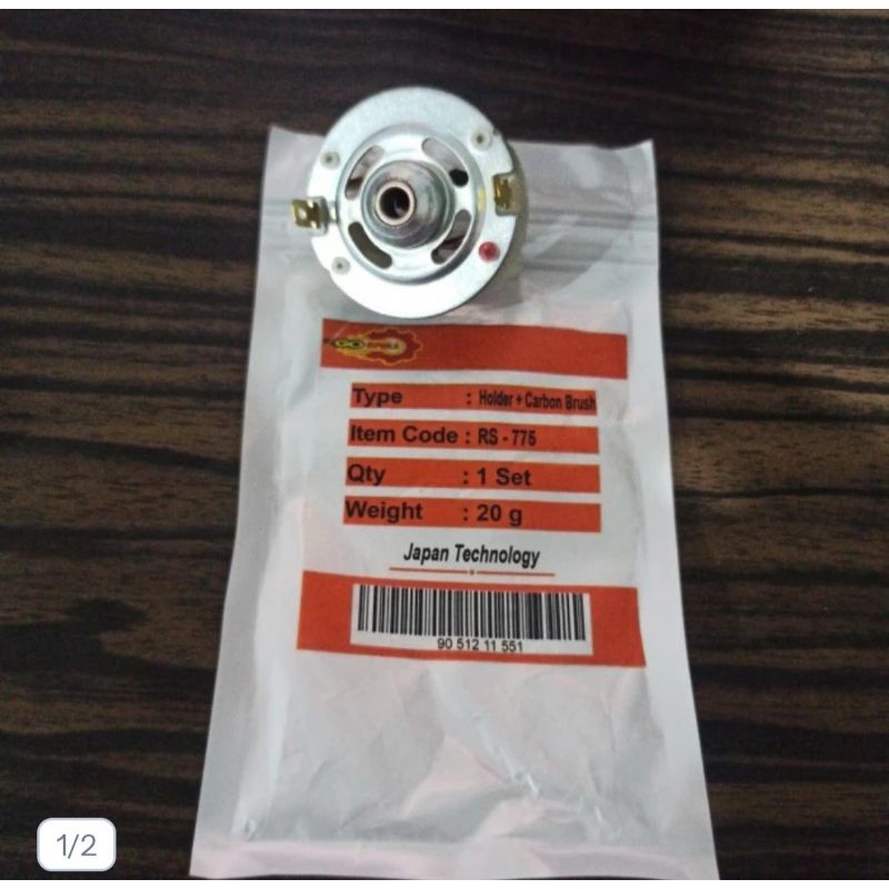 rs 775 carbon brush dudukan holder RS775 Motor dinamo per sett