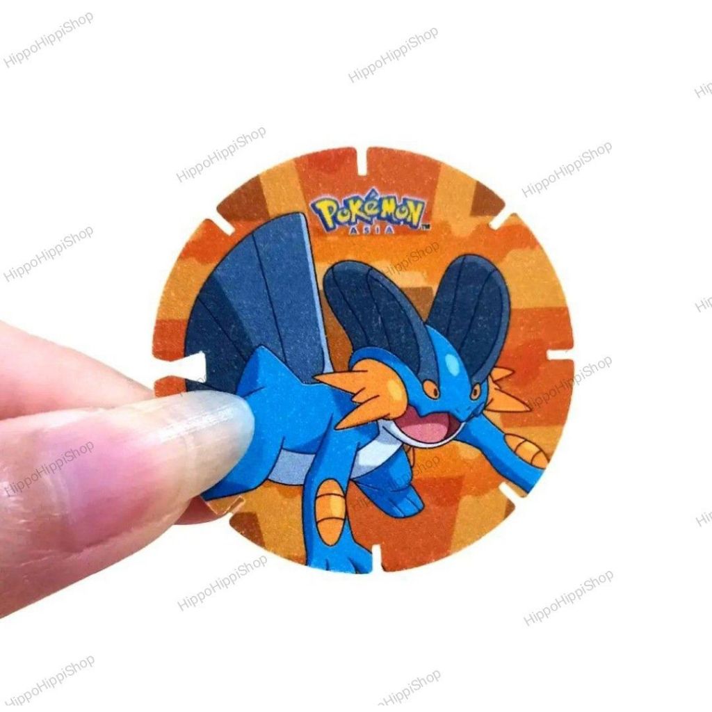 Tazos Tajos Pokemon Coin Koin Chiki Ball Swampert