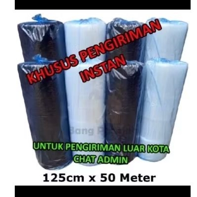 Bubble wrap 125CM X 50M bubble wrap hitam bubble wrap bening bubble wrap roll