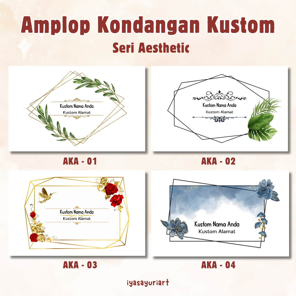

INSTANS COD ECER Amplop kondangan Kustom Murah - Cetak nama amplop / Amplop custom / Amplop lebaran dengan Perekat