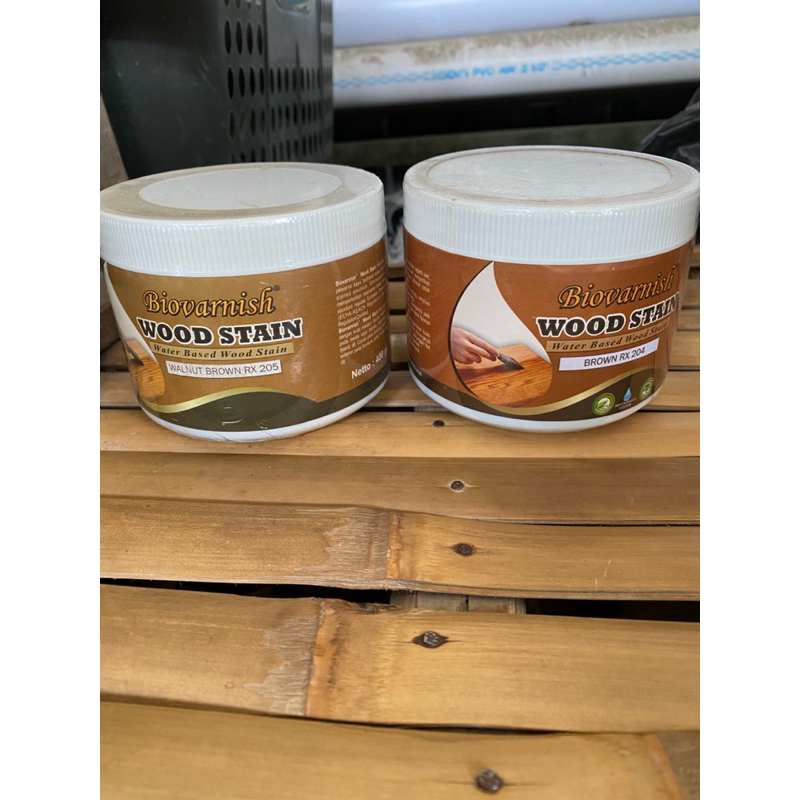Plitur kayu Biovarnish Water Based Biovarnish Wood Stain 400gr