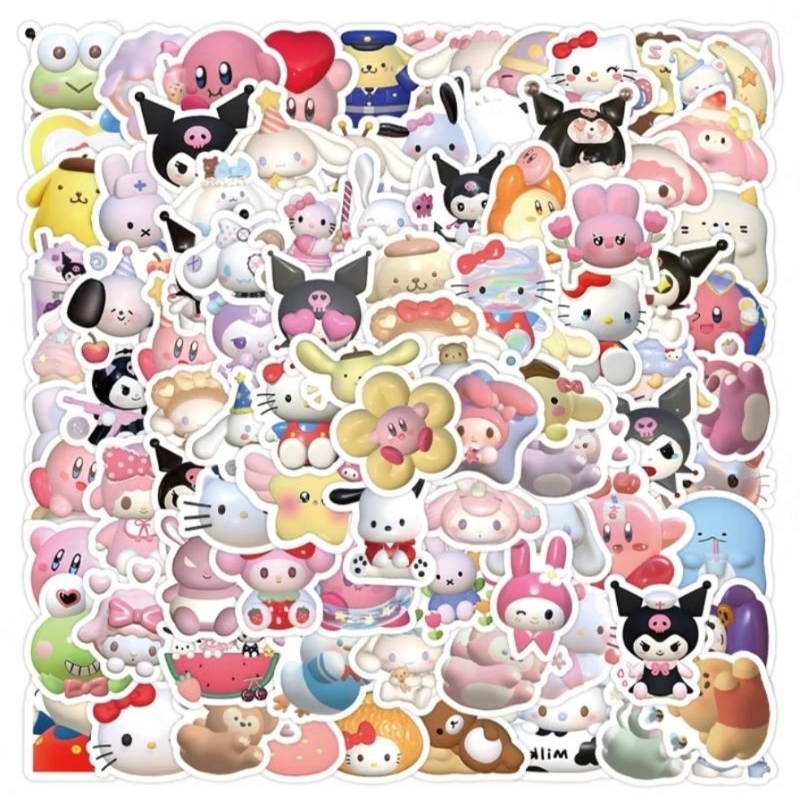 

10PCS STIKER KERTAS ANTI AIR, WATERPROOF