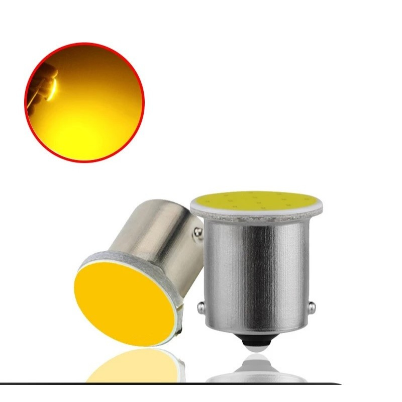 Lampu LED Sein Cob Plasma  BA15S 180°  BAU15S 150° / Lampu LED Sein Soket Satu Kaki ColoK Putar