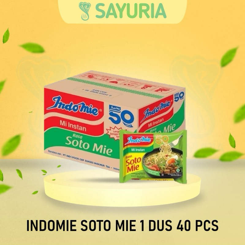 

INDOMIE SOTO MIE 1 DUS ISI 40 PCS