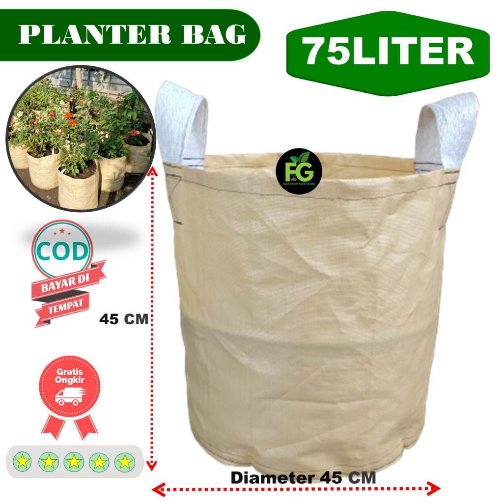 Planter Bag 75 Liter Pot Tanaman Pot Buah