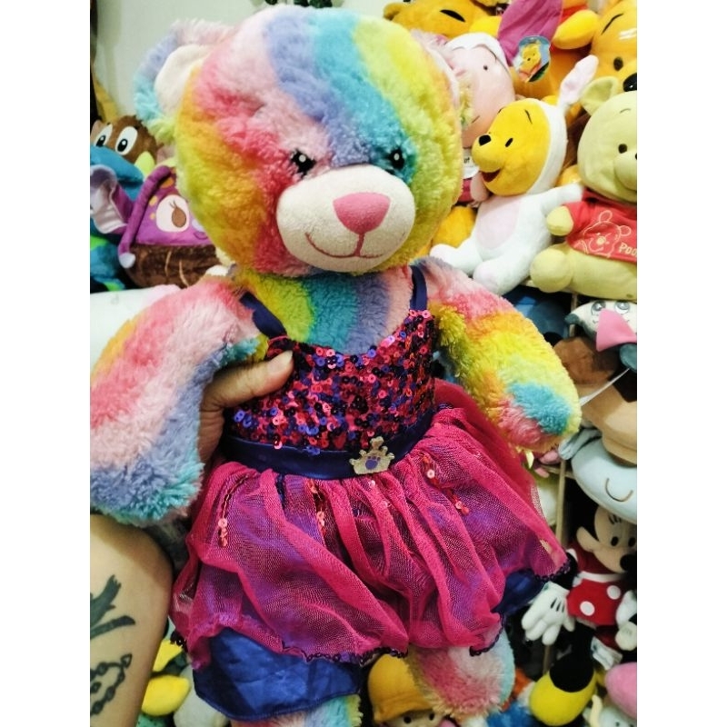 Teddy bear BAB rainbow