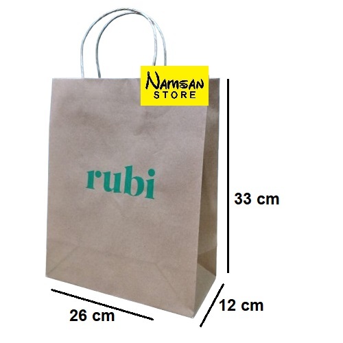 

Paper bag kado Rubi tas hadiah ulang tahun